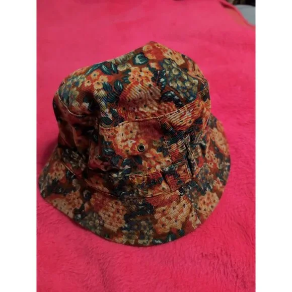 Gap Corduroy Floral Vintage Bucket Hat Women's - Picture 3 of 9